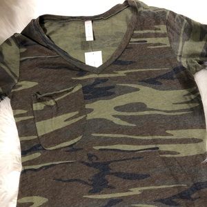 Camo T-shirt- size S but runs big